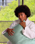Mulberry satin cushion