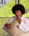 Mulberry satin cushion